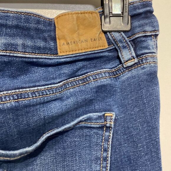 American Eagle Women's Blue Next Level Stretch High Rise Jegging Size 10 - Picture 6 of 11